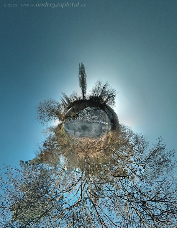 Fotografie Dwarf Planet Juliska, na fotce: trees, path, autumn, sun, autor: Ondřej Zapletal