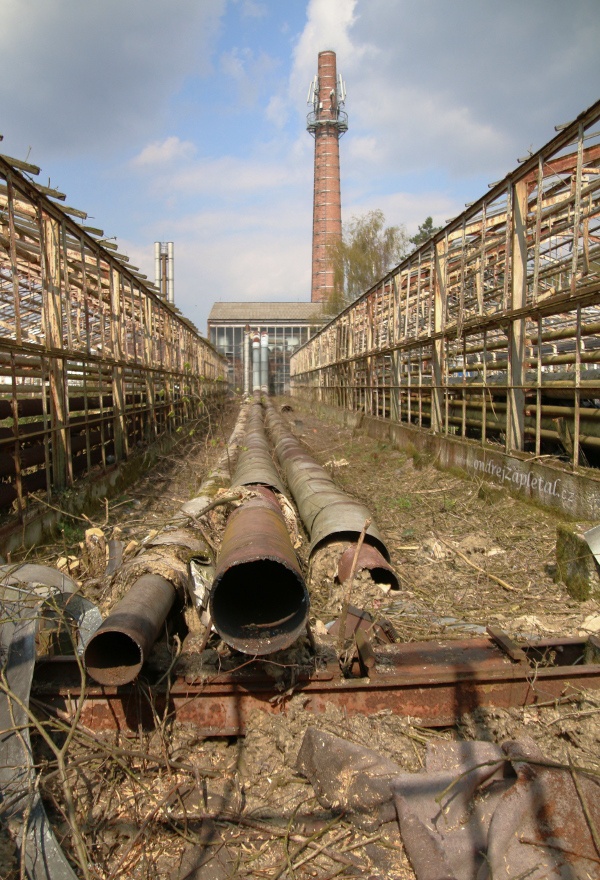 Roury (Na fotografii:  industrial, věž, železo)
