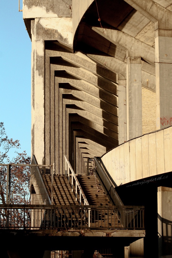 South Tribune (On the photo:  beton)