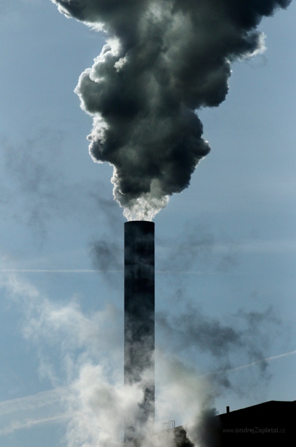 Cloud Factory (On the photo:  mraky, věž, industrial, elektřina, zima)