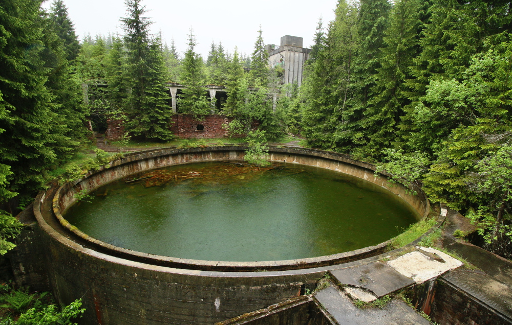 Fotografie Circle Pool, na fotce: industrial, forest, trees, water, autor: Ondřej Zapletal