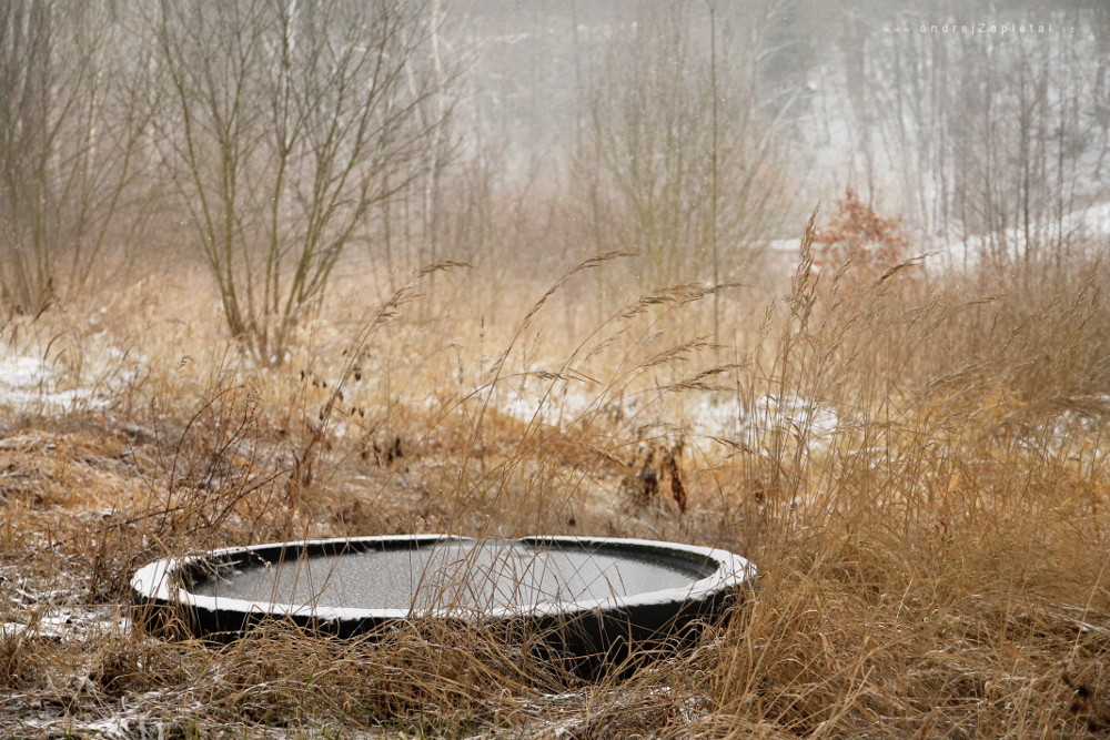 Wheel of Water (On the photo:  zima, sníh)