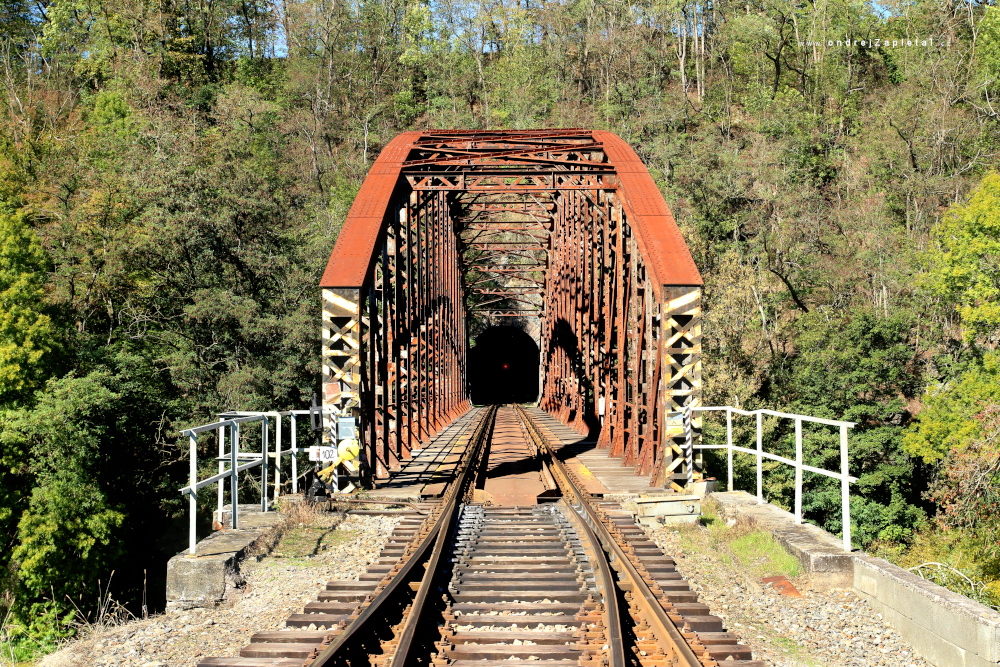 Take a Bridge for a Tunnel (On the photo:  most, vlak, léto)
