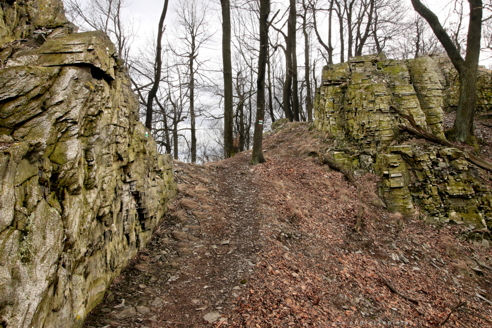 Sedlo (Na fotografii:  (Fotografie přírody) skála, geologie, zima, příroda)