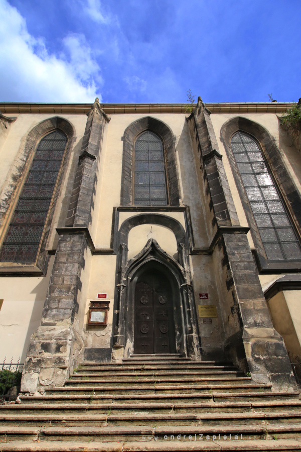 Church Entrance (On the photo:  kostel)