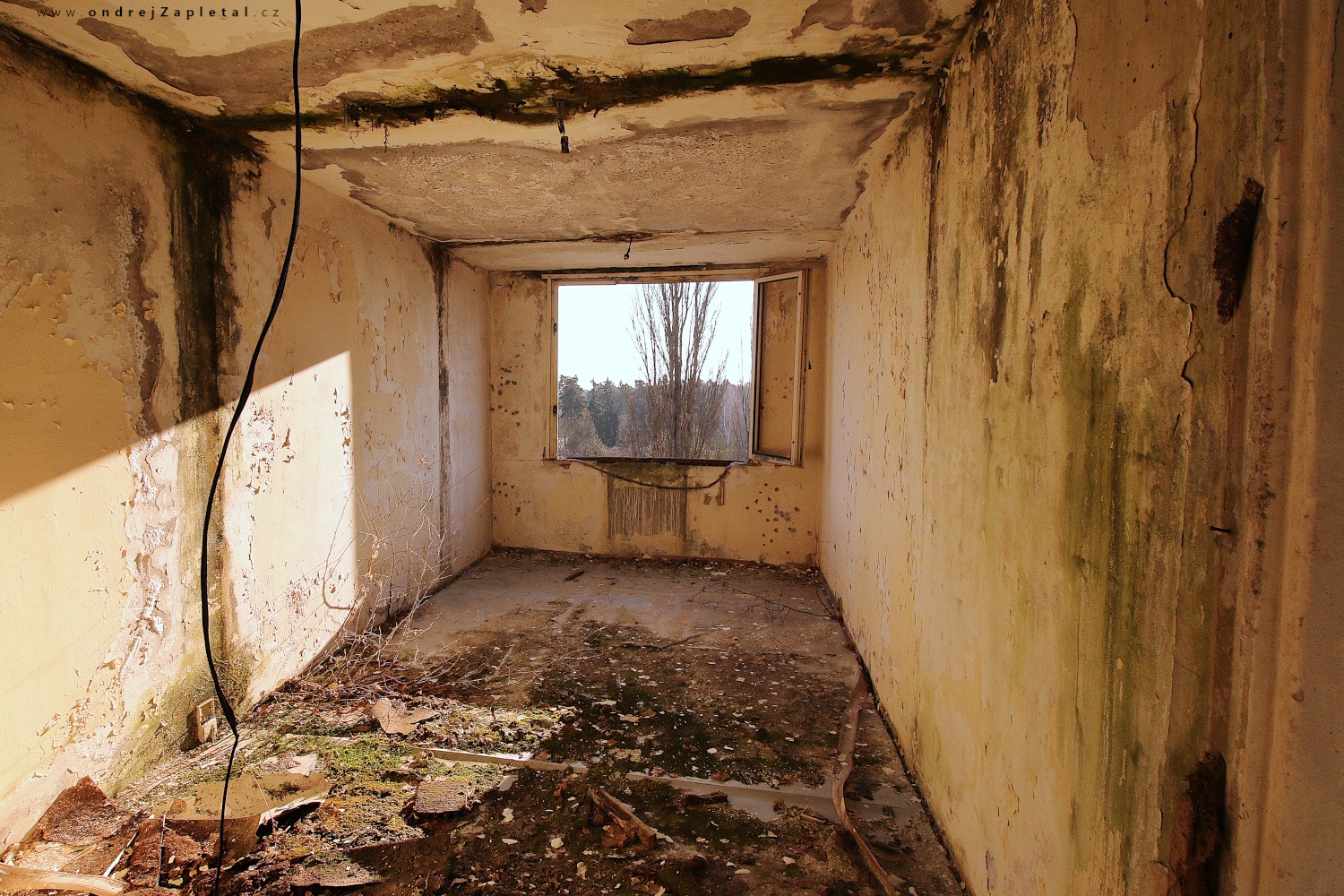 Uninhabited (On the photo:  (Urbex photography) interiér, ruiny)