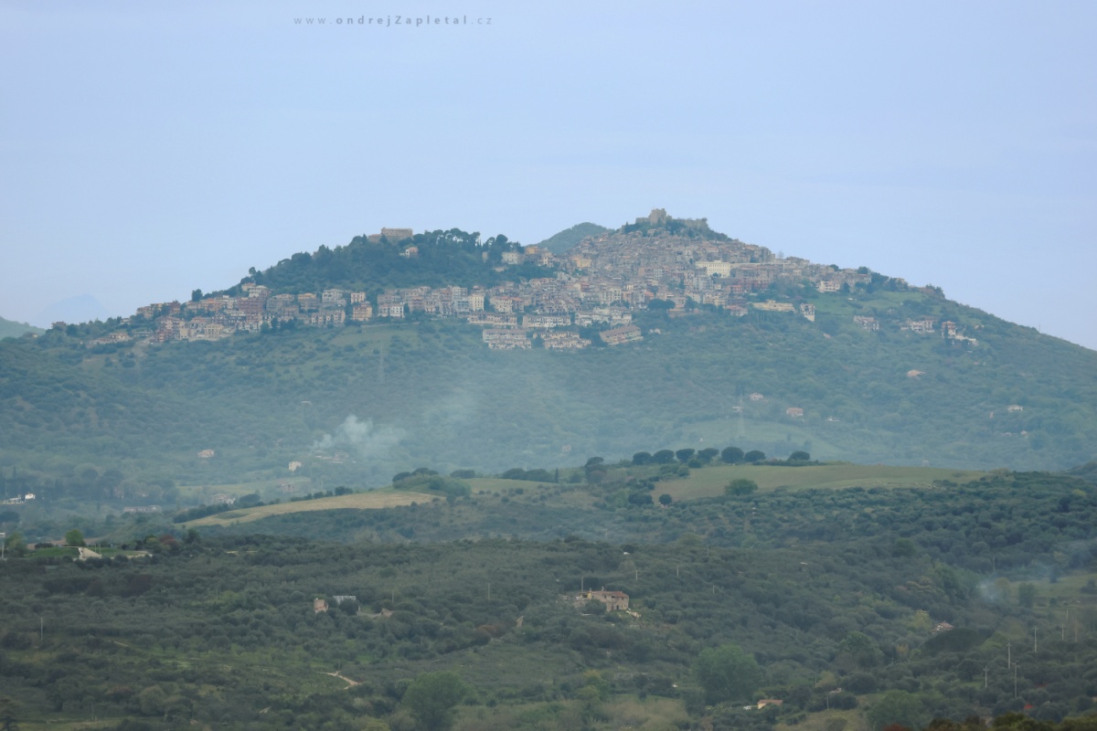 Town on a Hill (On the photo:  (Landscape photography) hory, město)
