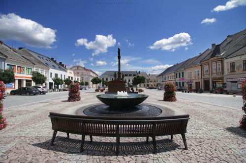 Town Square in Mohelnice photography