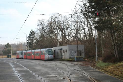 Tram at terminus photography