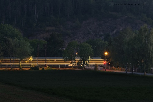 Train on Crossing photography