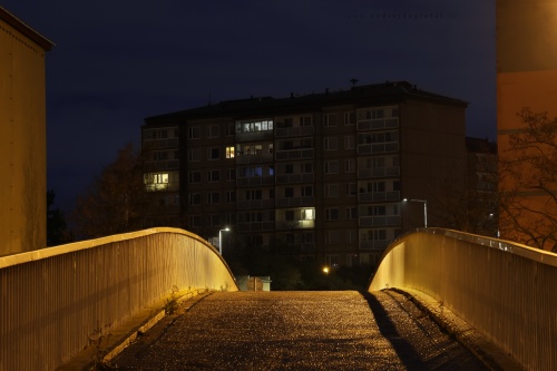 Bridge across a Street photography