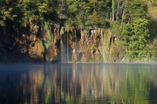 Waterfall to a Lake photography