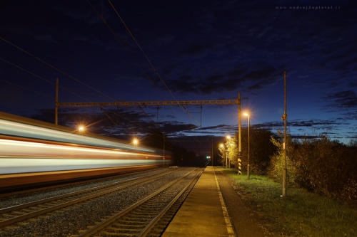 Train Going By photography