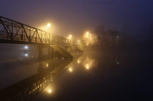 Bridge in Light and Mist photography